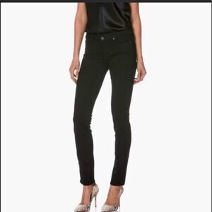 Paige Peg Skinny jeans, Black, size 28, cotton blend -stretchy